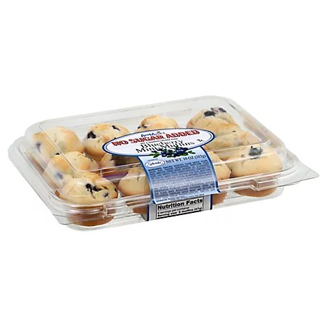 2. Jewel-Osco Blueberry Muffins (standard)