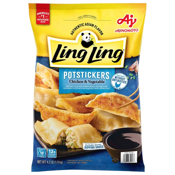 2. Ling Ling Chicken and Vegetable Potstickers