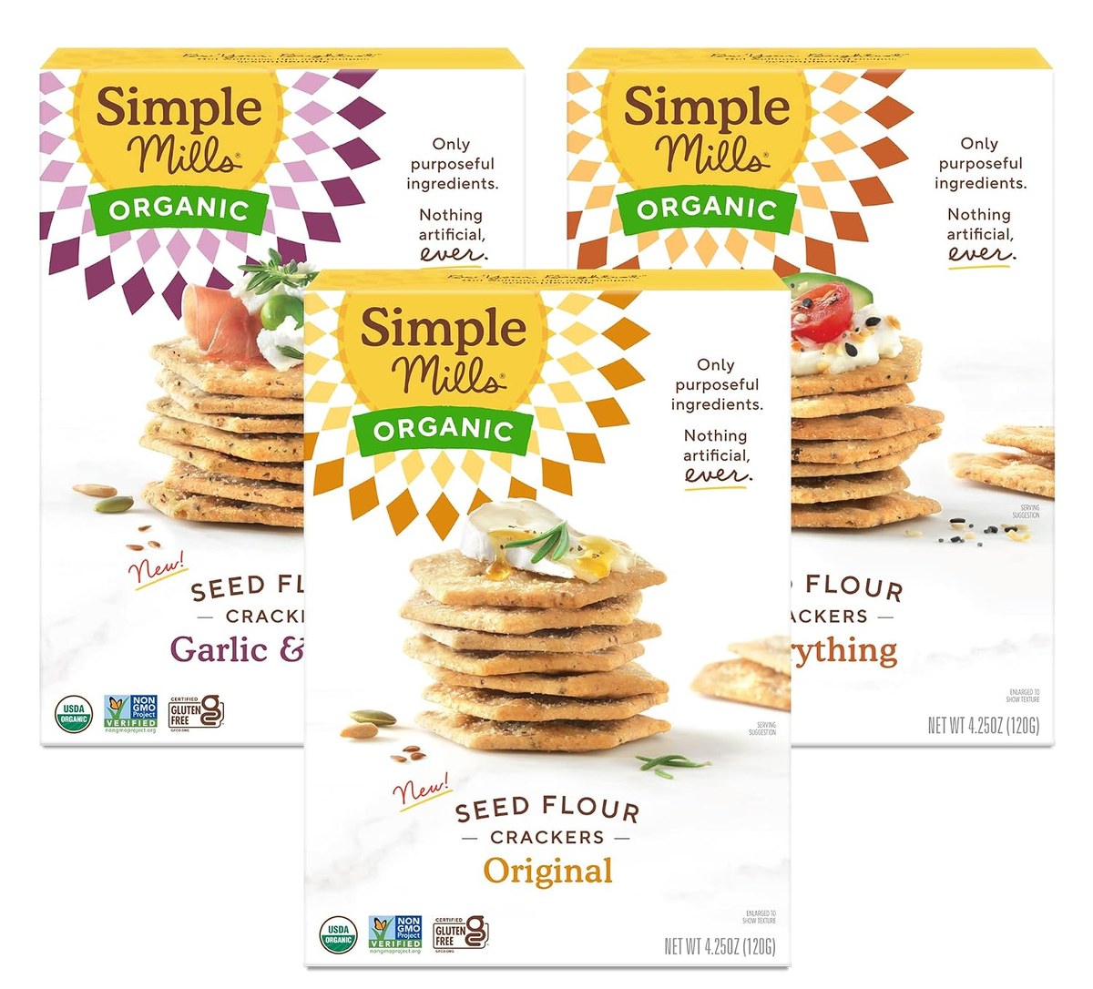 Simple Mills Almond Flour Crackers at Costco