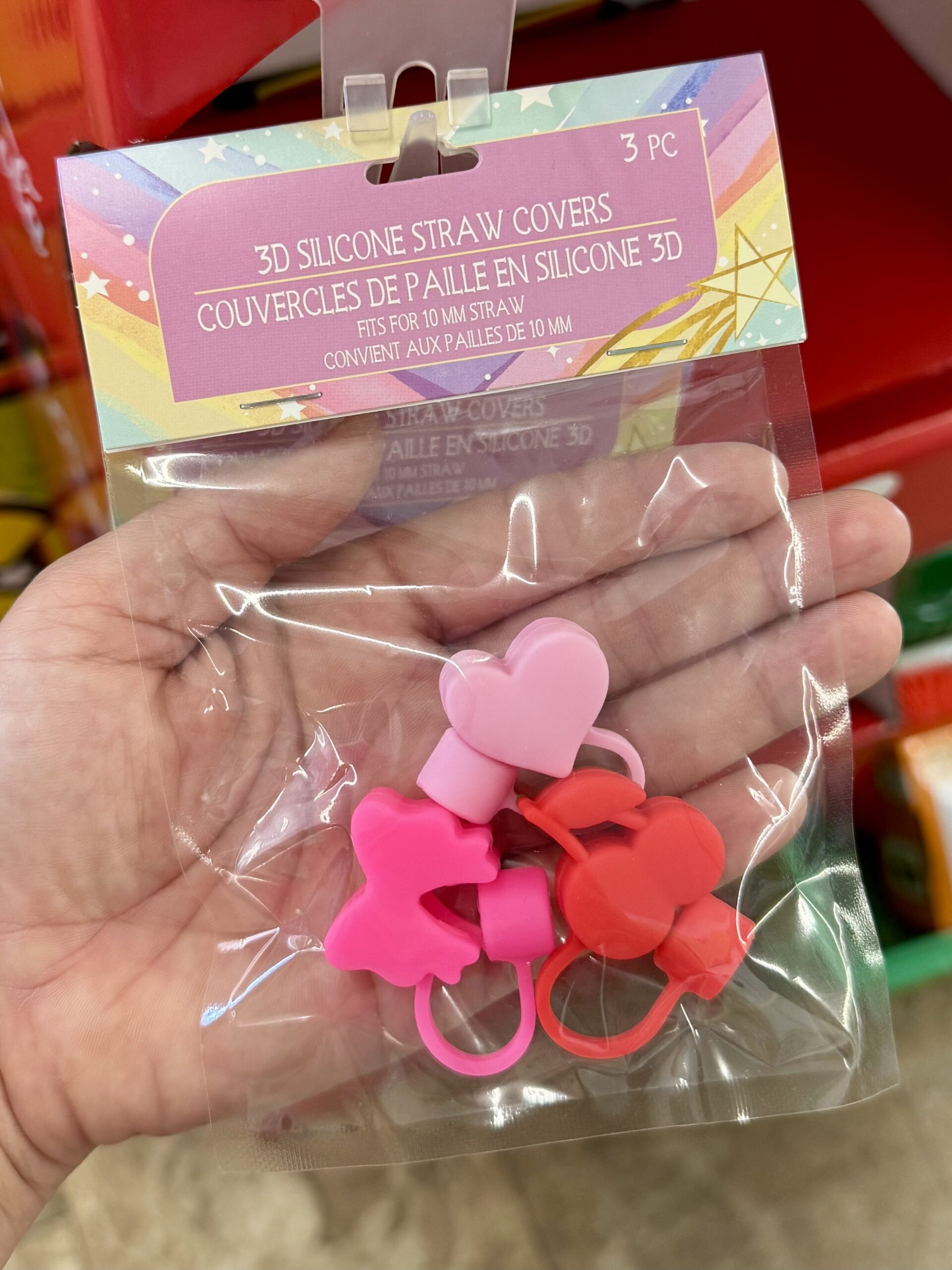 3D Silicone Straw Covers - in store