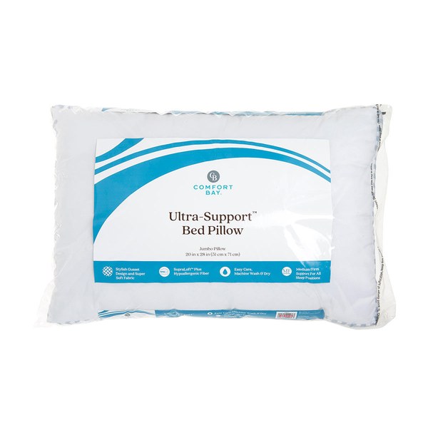 Comfort Bay Multi-Purpose Bed Pillow — $5