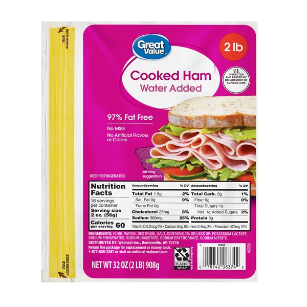 Great Value Cooked Ham