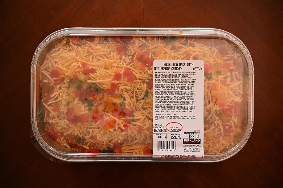 Kirkland Signature Rotisserie Chicken Enchilada Bake