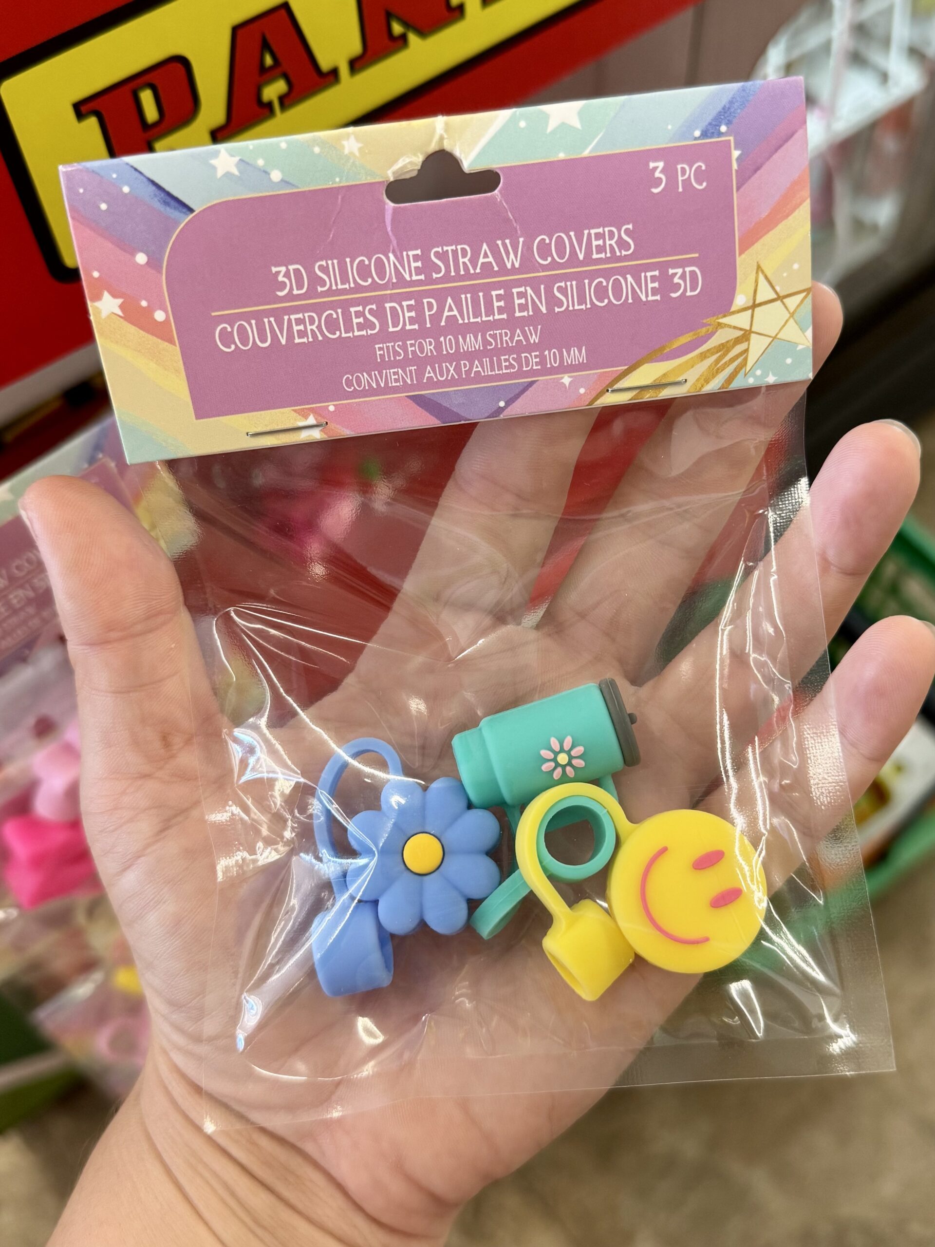 3D Silicone Straw Covers - in store