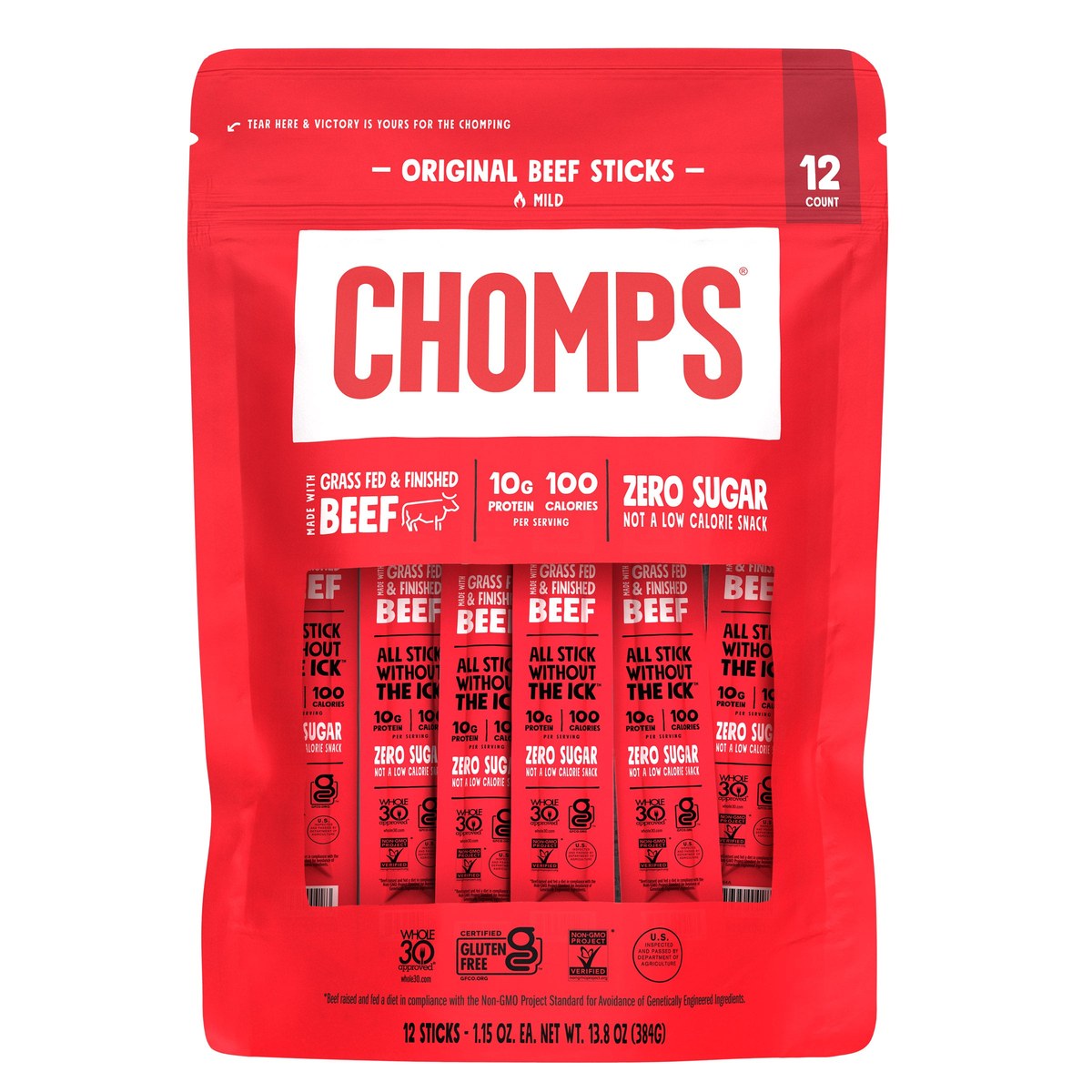 Chomps Original Beef Sticks at Costco