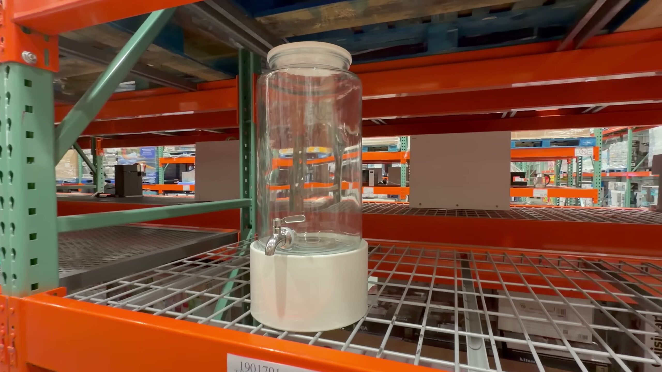 Costco discontinued item 4: Glass Drink Dispenser