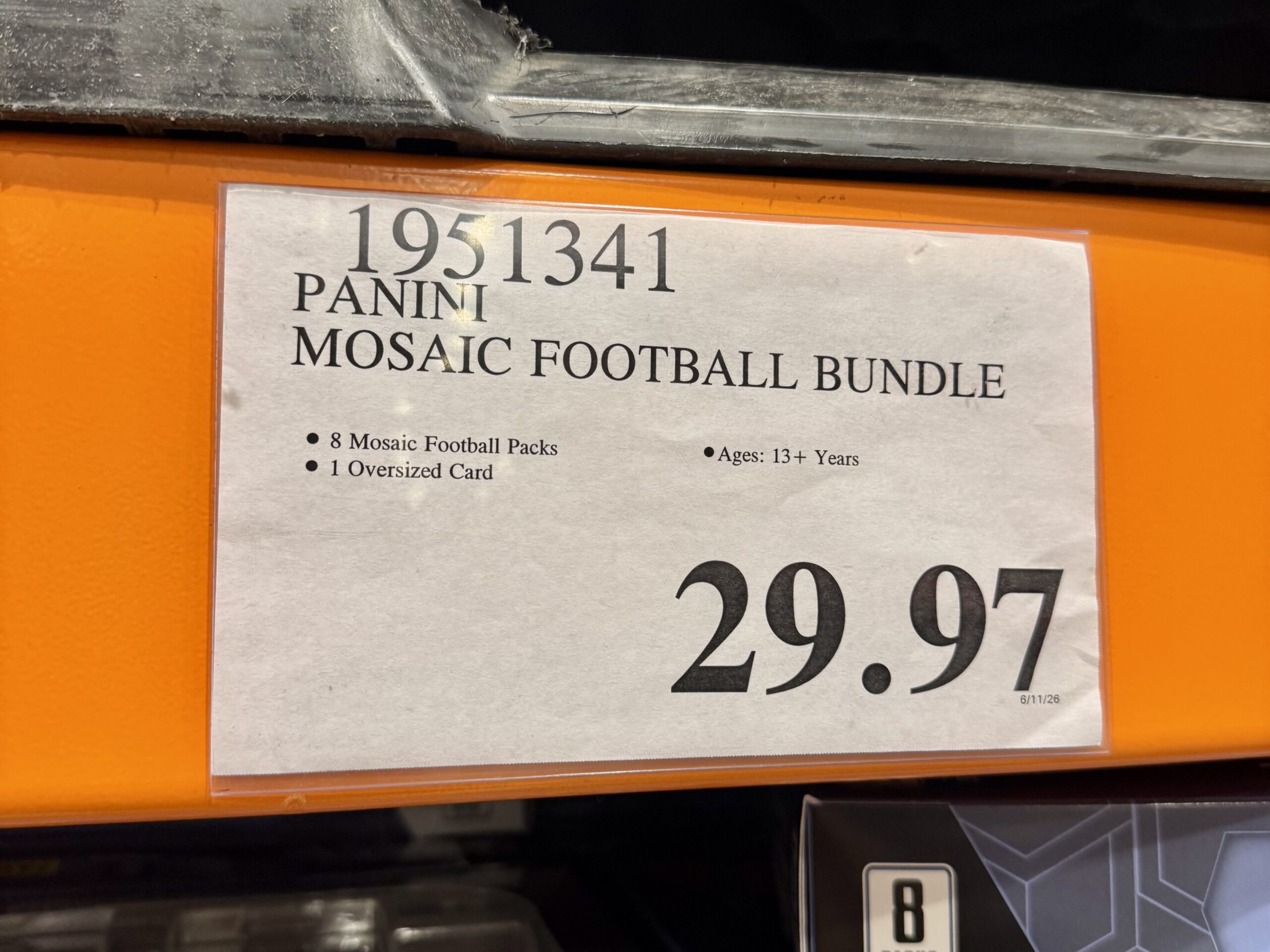 Panini Mosaic 2025 NFL Trading Cards Bundle - price tag