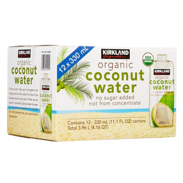 Kirkland Signature Organic Coconut Water (12-count)