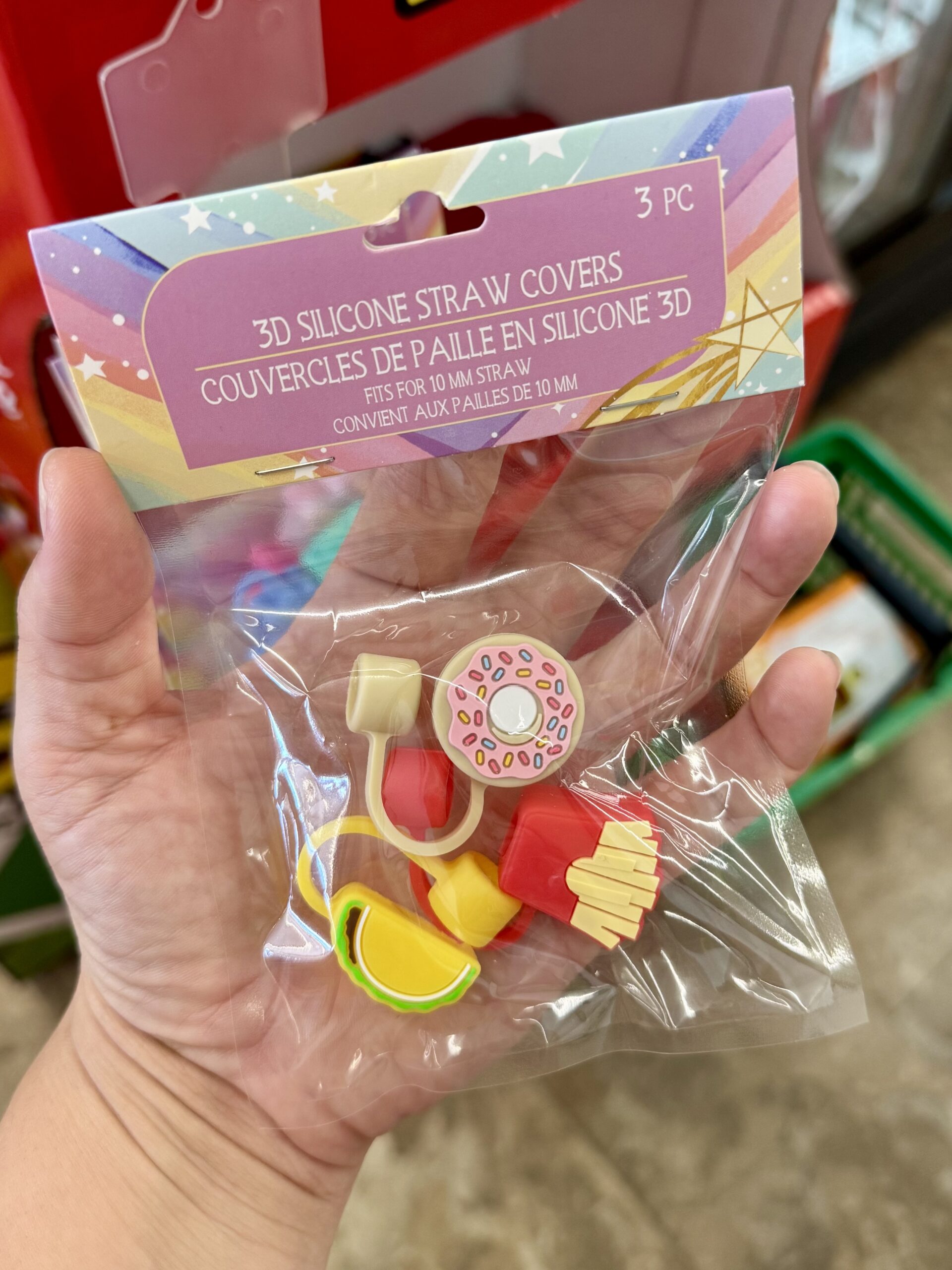 3D Silicone Straw Covers - in store