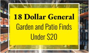 18 Dollar General Garden and Patio Finds Under $20