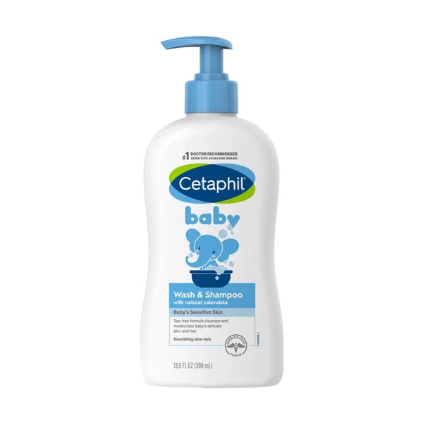 Cetaphil Baby Wash & Shampoo — $5.87 -> $1.37