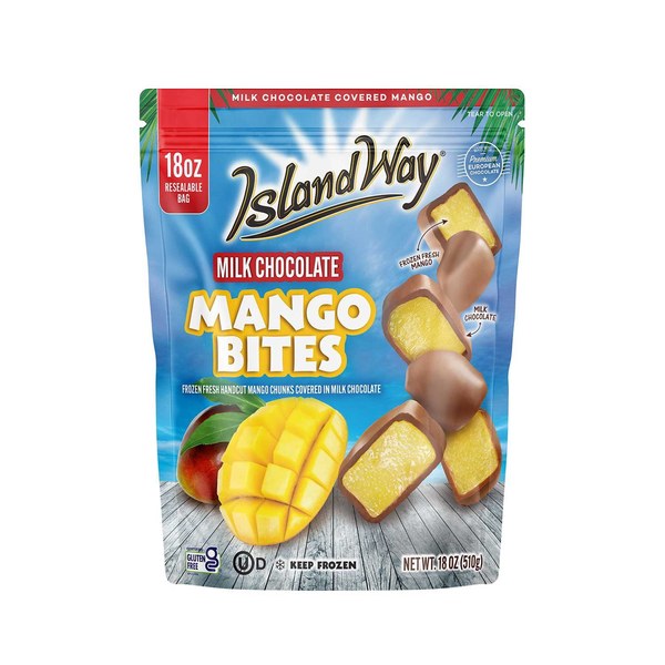 Island Way Milk Chocolate Covered Mango Bites (~$10.77)