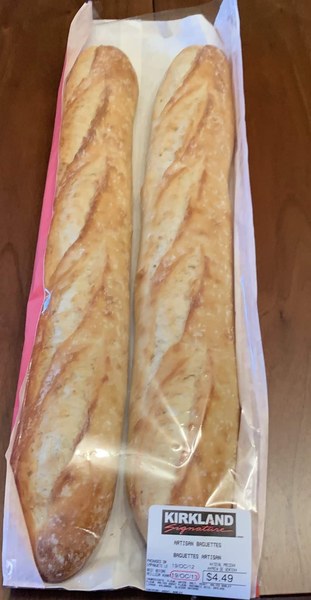 Kirkland Country French Bread (2 loaves ~$6) - Replaced