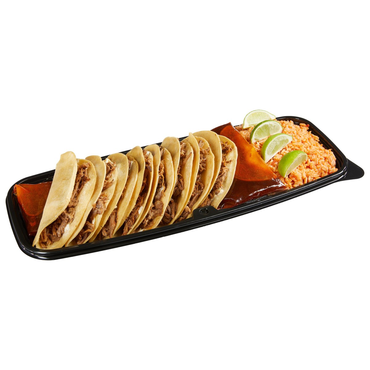 Kirkland Signature Birria Beef Tacos with Spanish Rice