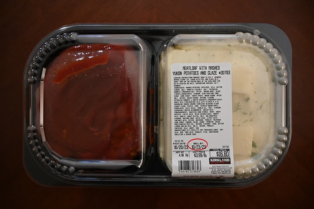 Kirkland Signature Meatloaf with Mashed Potatoes — Costco prepared meal