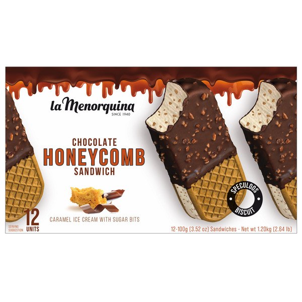 6. The European Biscuit Swap: La Menorquina Chocolate Honeycomb Sandwiches