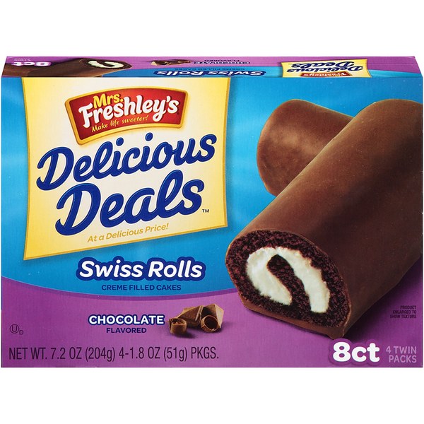 Mrs. Freshley’s Swiss Rolls - $1.25