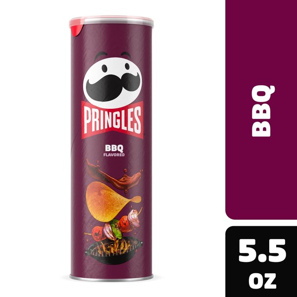 6. Pringles BBQ Potato Chips - $2.25