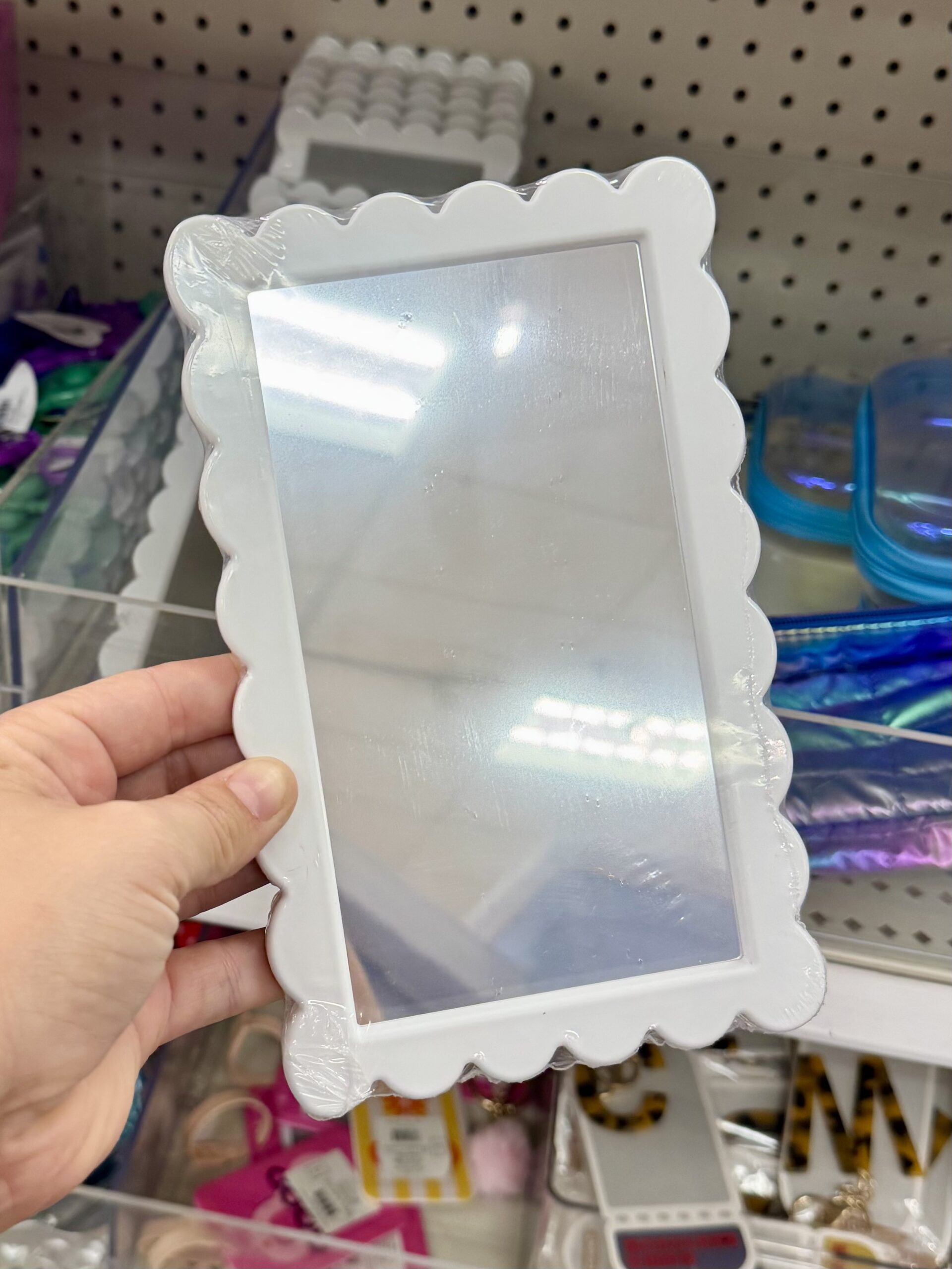 Bullseye's Playground Scalloped Mirror - in store