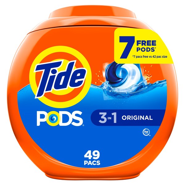 7. Laundry Detergent Pacs — $8.20