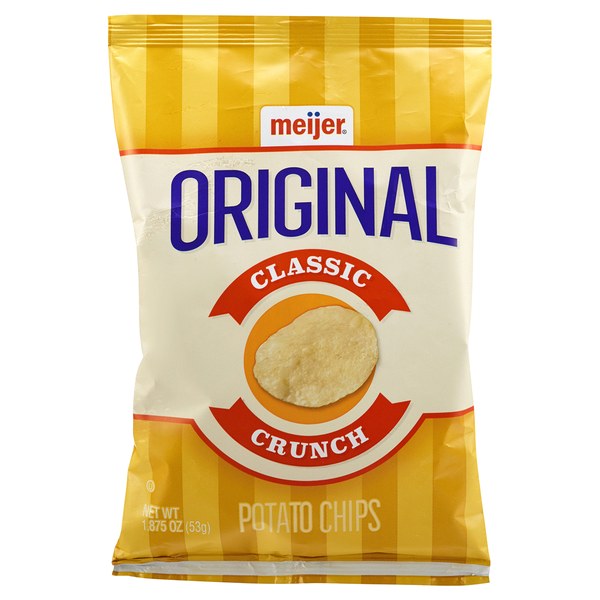 Meijer Original Potato Chips, 7.75 oz — $1.79 (Reg. $2.19)