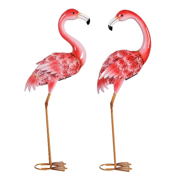 Solar LED Flamingo Pair (21-inch) - $49.99 - $34.97 (30% off)