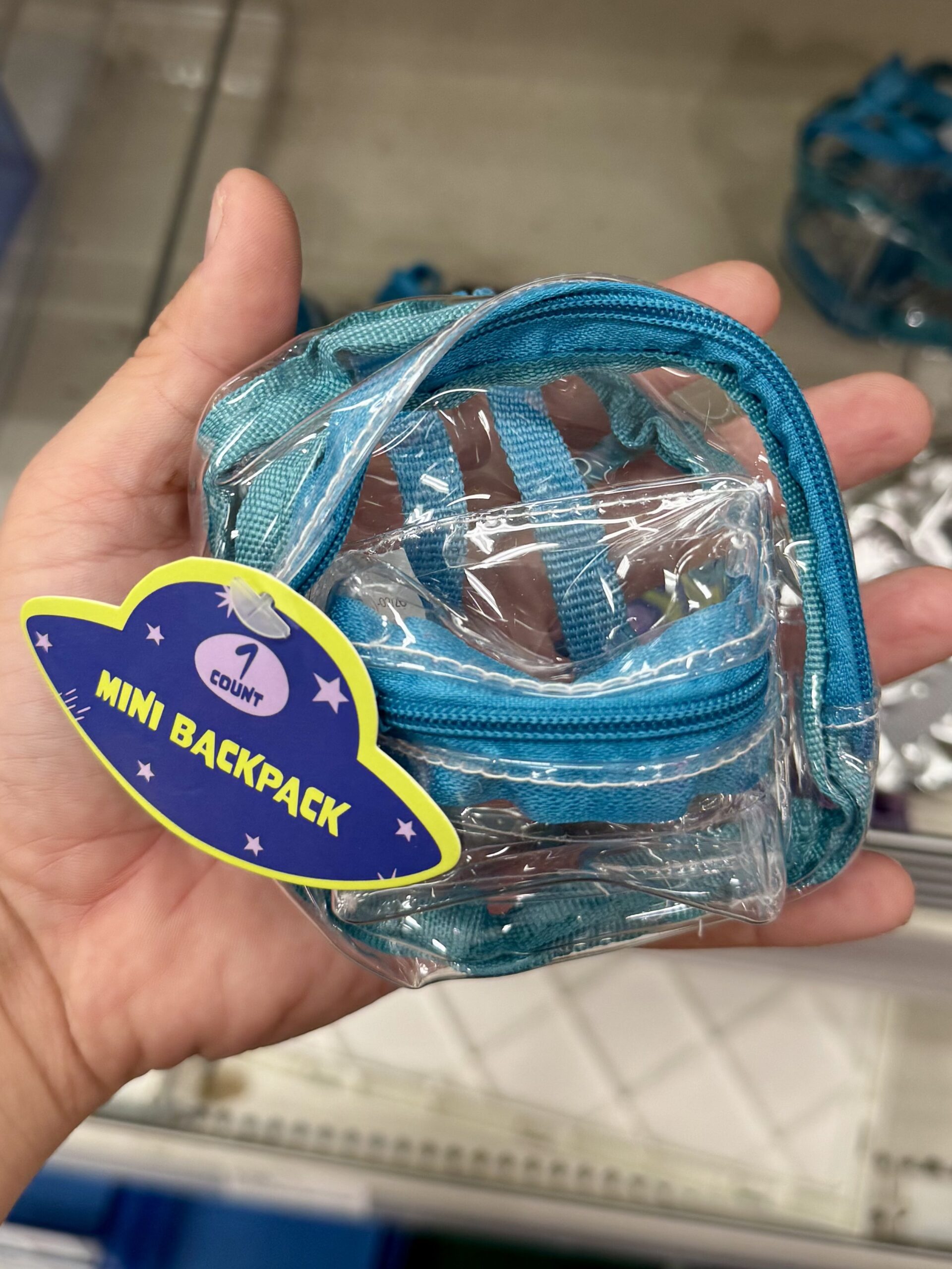 Mini Backpack Bag Charms Clear - Bullseye's Playground™ - in store