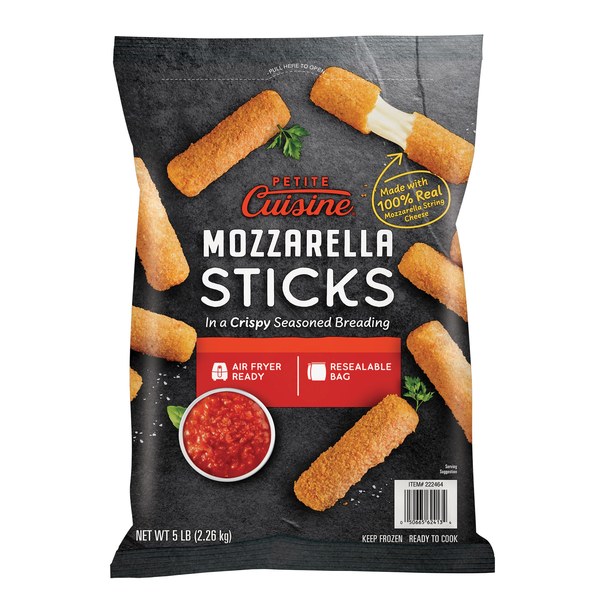 8. Petite Cuisine Mozzarella Sticks