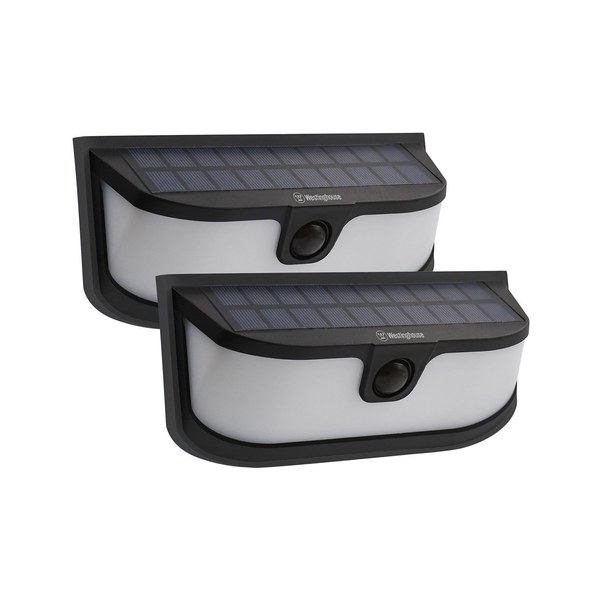 8. Solar-Powered Color-Changing Wall Fence Lights (2-Pack) – $19 (was $23)