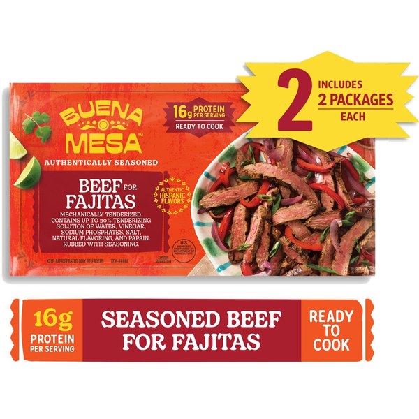 Buena Mesa Beef for Fajitas (~$29 for 2 lbs)