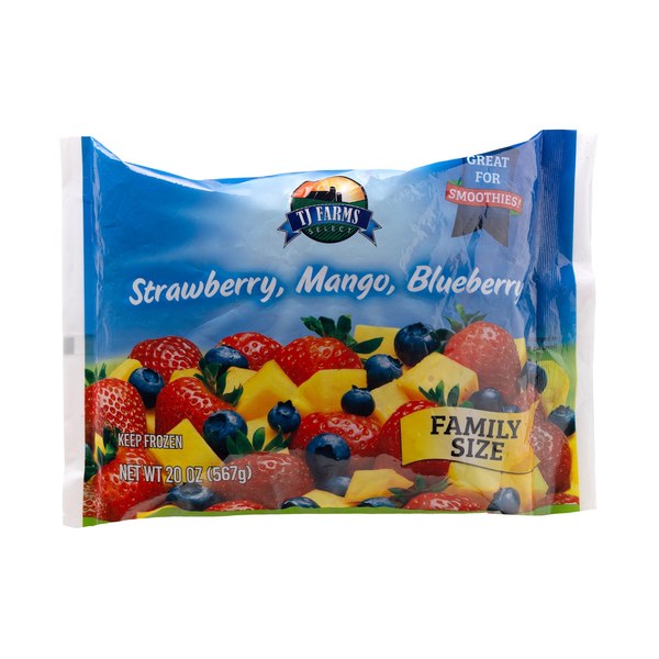 9. Frozen Strawberry, Mango & Blueberry Mix - $3