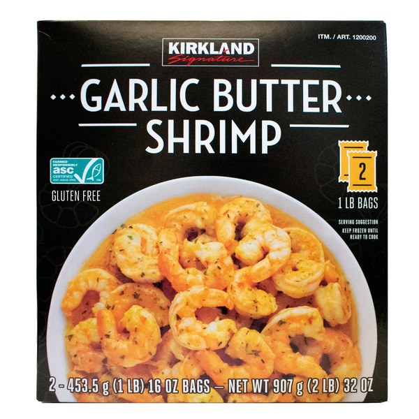 Kirkland Signature Garlic Butter Shrimp
