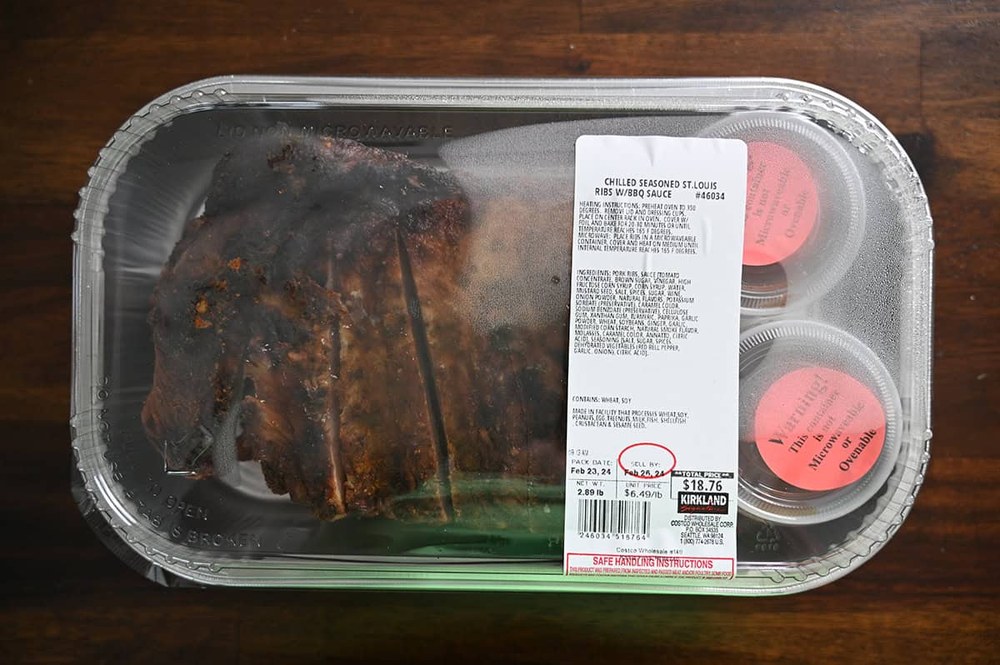Kirkland Signature St. Louis Style Ribs — Costco prepared meal