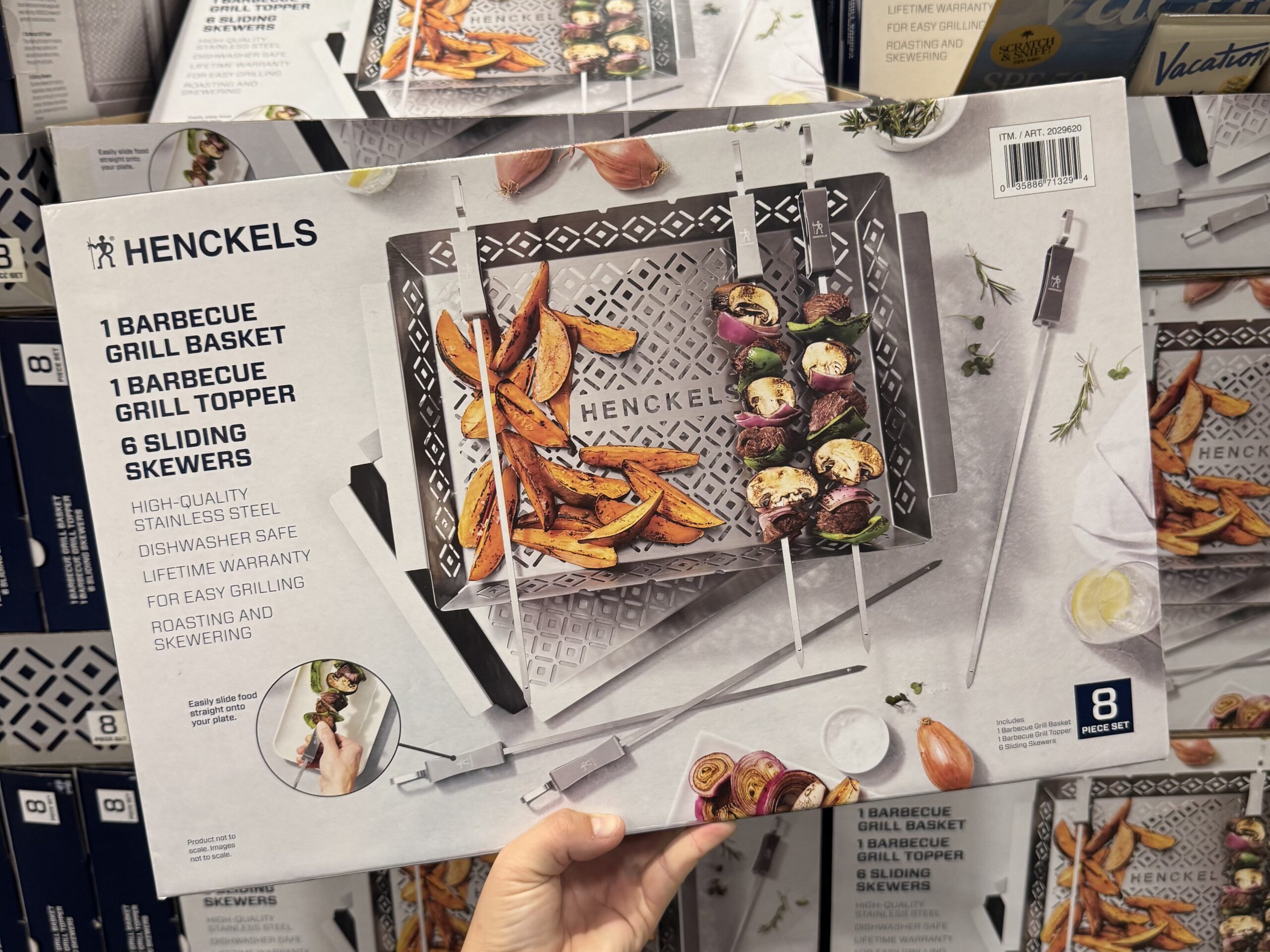 Henckels 8-Piece BBQ Trays and Skewer Set