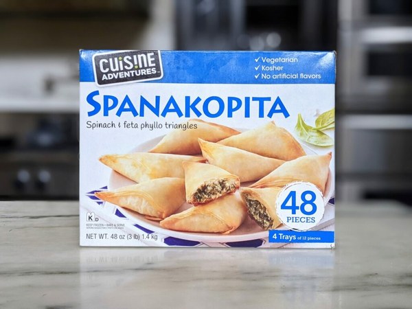 10. Cuisine Adventures Spanakopita (Spinach & Feta Phyllo Triangles)