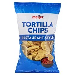 Meijer Restaurant Style Tortilla Chips, 13 oz — $1.99 (Reg. $2.39)