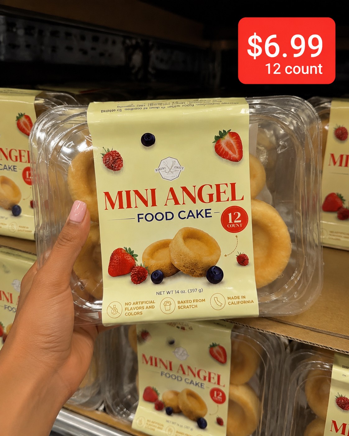 BAKERY STREET MINI ANGEL FOOD CAKE