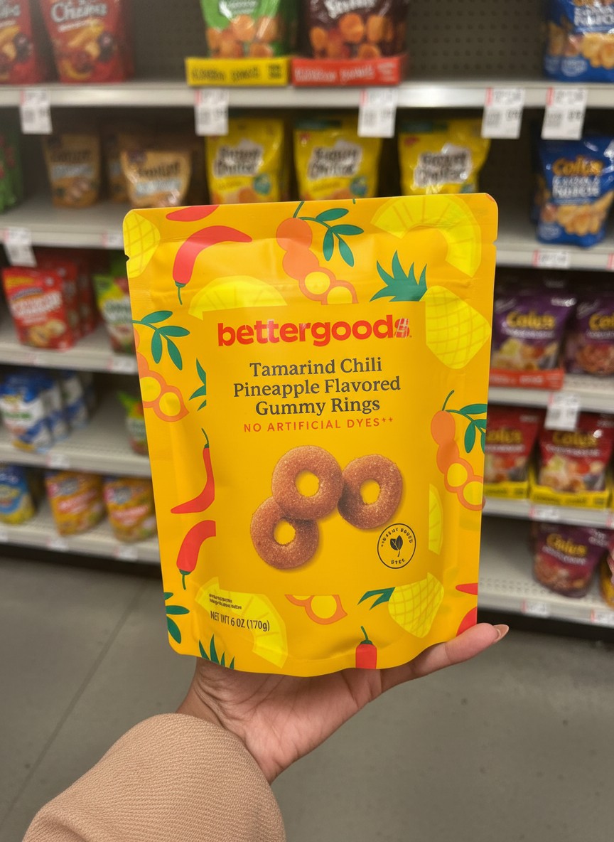 bettergood Tamarind Chili Pineapple Flavored Gummy Rings