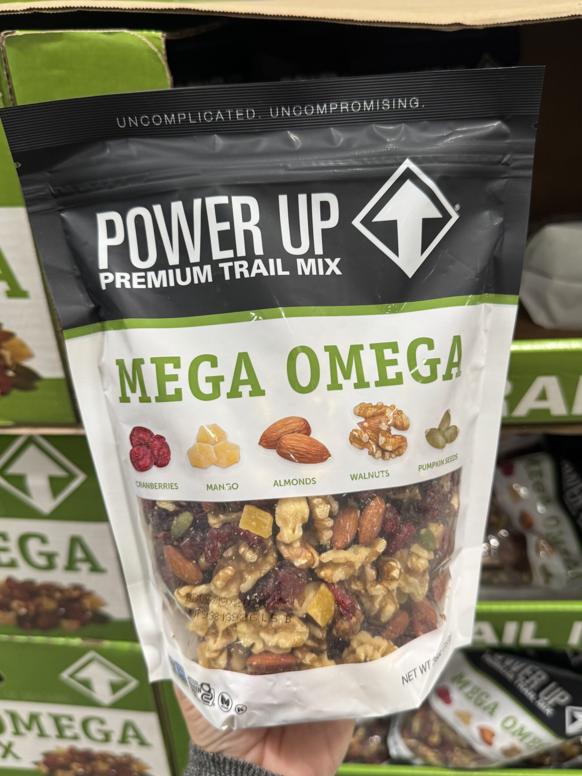 Power Up Premium Trail Mix Mega Omega