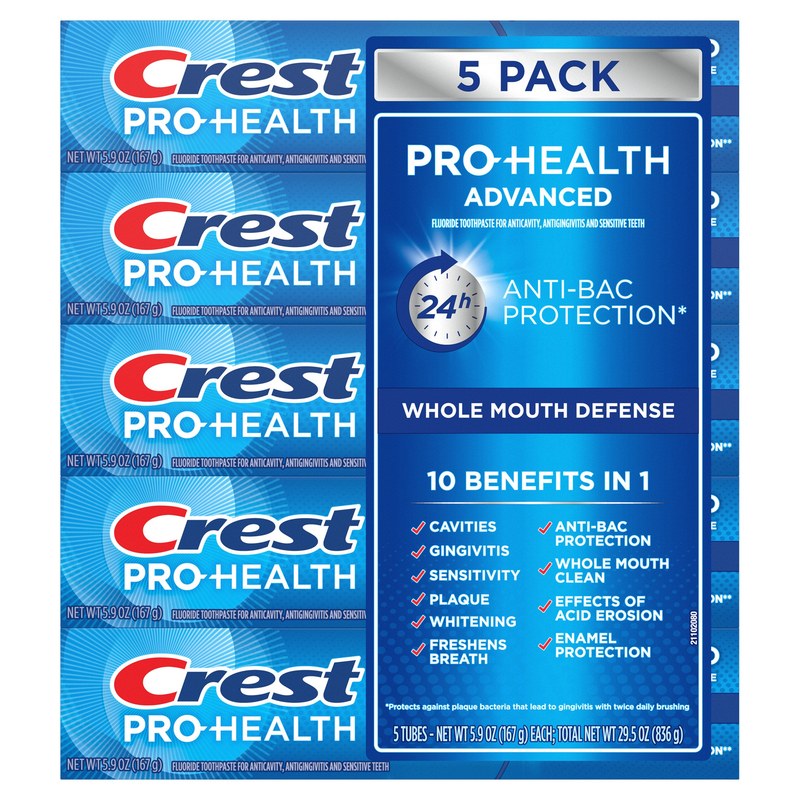 Crest 3D White Advanced Toothpaste 5 pack — Costco June 2026 clearance