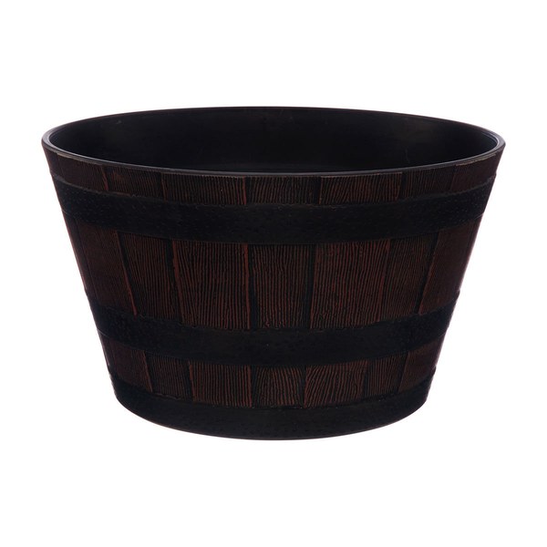 Garden Whiskey Barrel, 15.5 in - $12