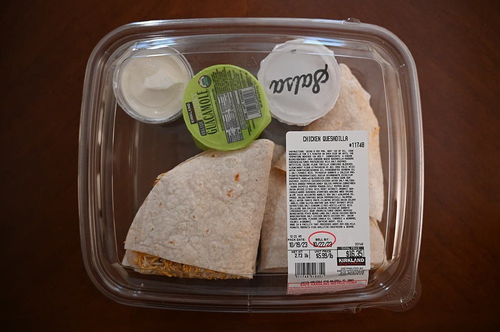 Kirkland Signature Chicken Quesadillas Kit — Costco prepared meal