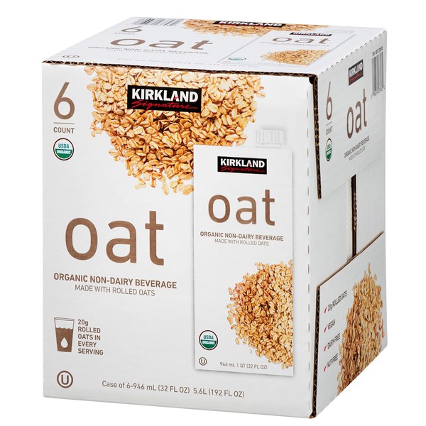 6. Kirkland Signature Organic Oat Milk