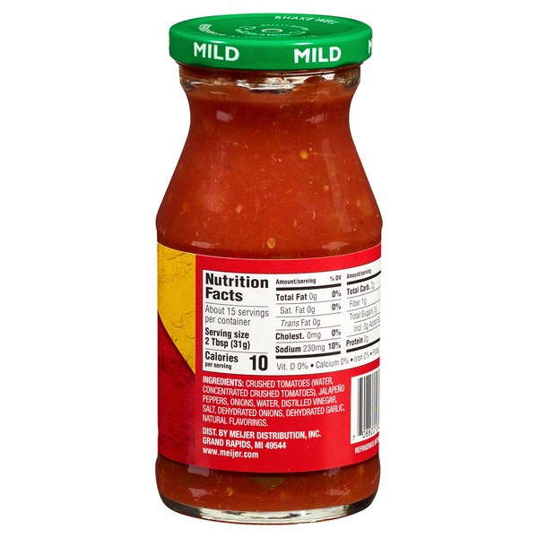 Meijer Mild Thick & Chunky Salsa, 16 oz — $1.99 (Reg. $2.19)