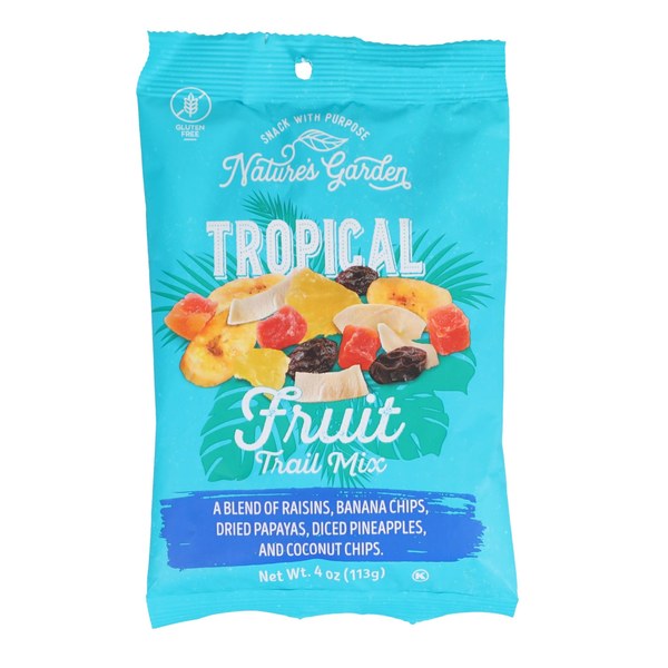 11. Nature’s Garden Tropical Fruit Trail Mix - $1.25
