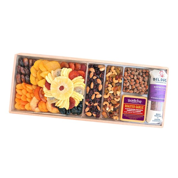 Vacaville Fruit Company 60 oz Dried Fruit & Nut Tray – Pricing Varies