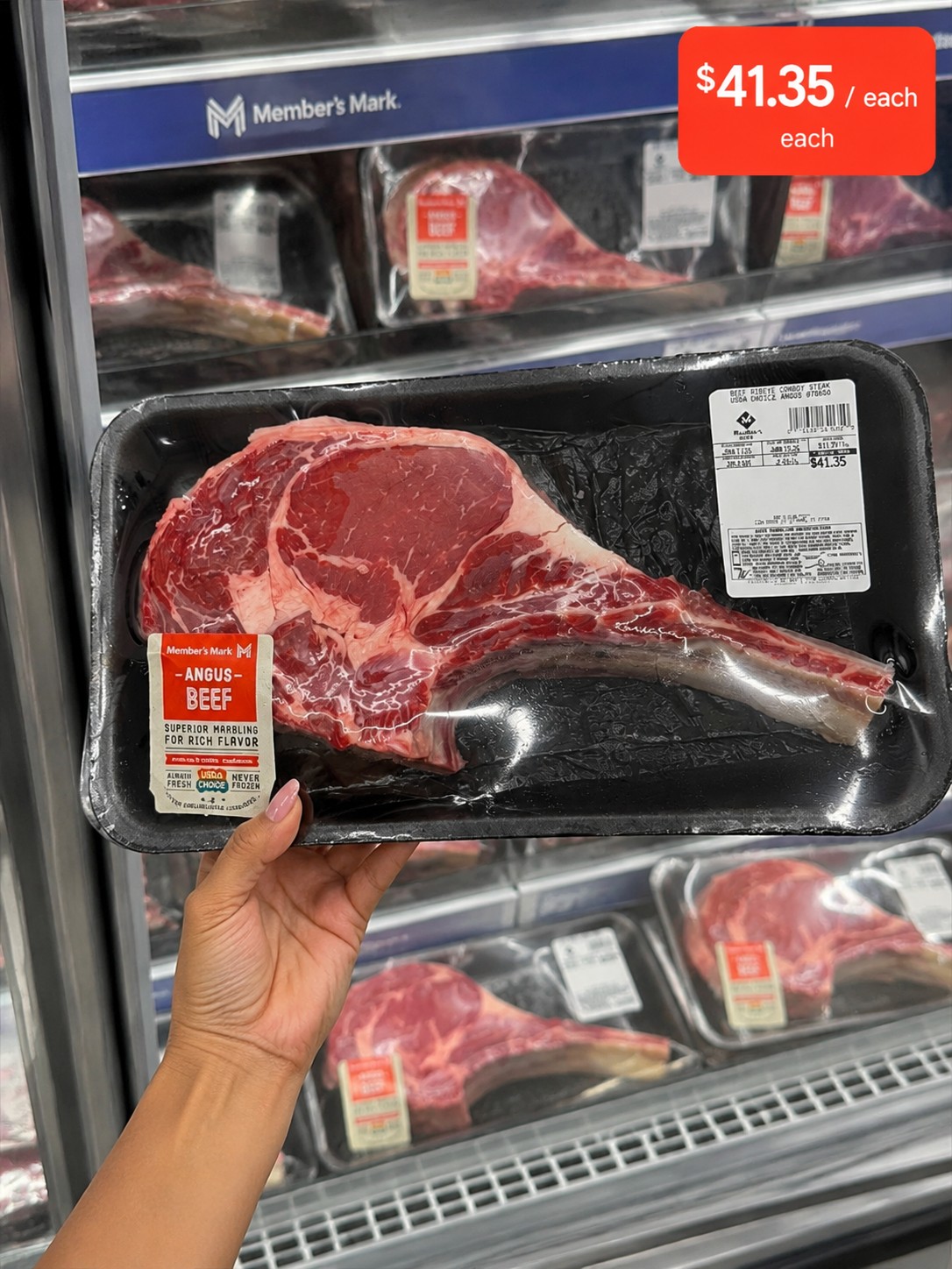 Member's Mark ANGUS BEEF RIBEYE COWBOY STEAK