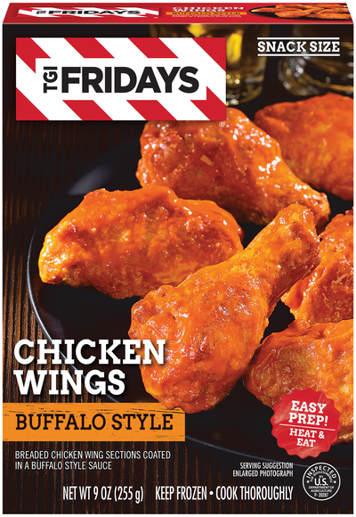 TGI Fridays Buffalo Style Chicken Wings Snack Size Frozen