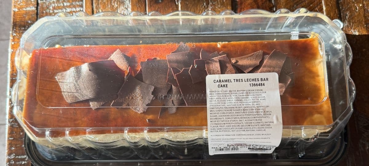 Kirkland Signature Caramel Tres Leches Cake Bar