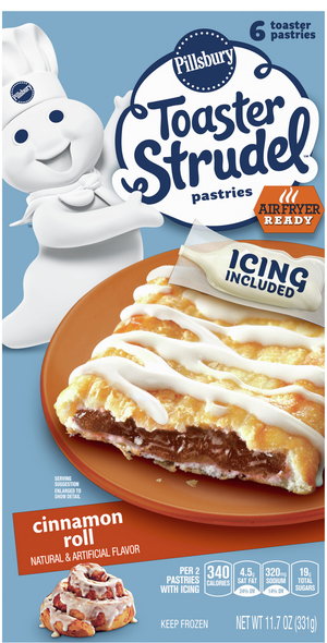 Pillsbury Cinnamon Roll Toaster Strudel Pastries - 6 ct